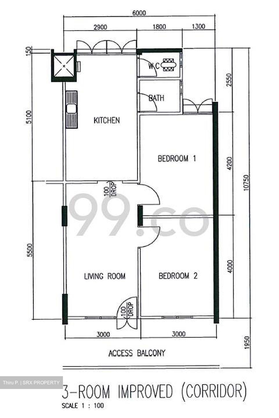 Blk 98 Aljunied Crescent (Geylang), HDB 3 Rooms #631997531